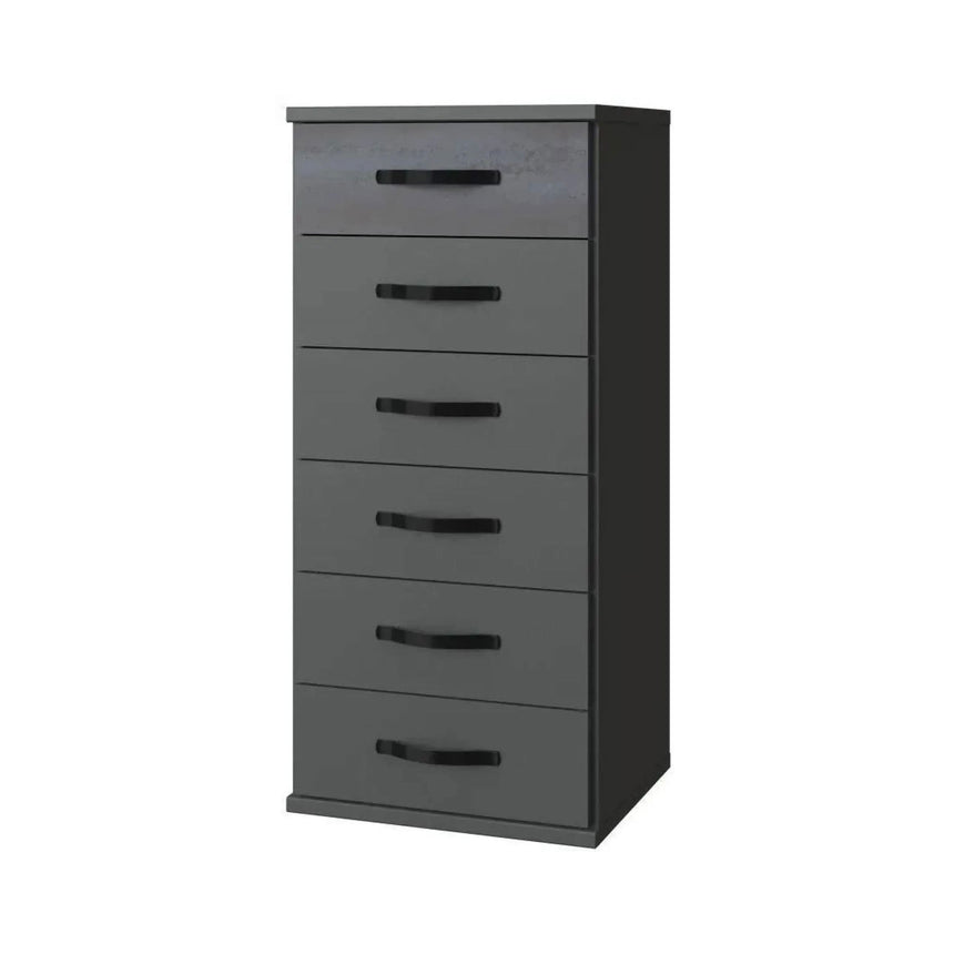 Carrara2 6 Drawer Narrow Chest