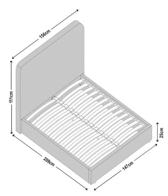 Erice Fabric Bed