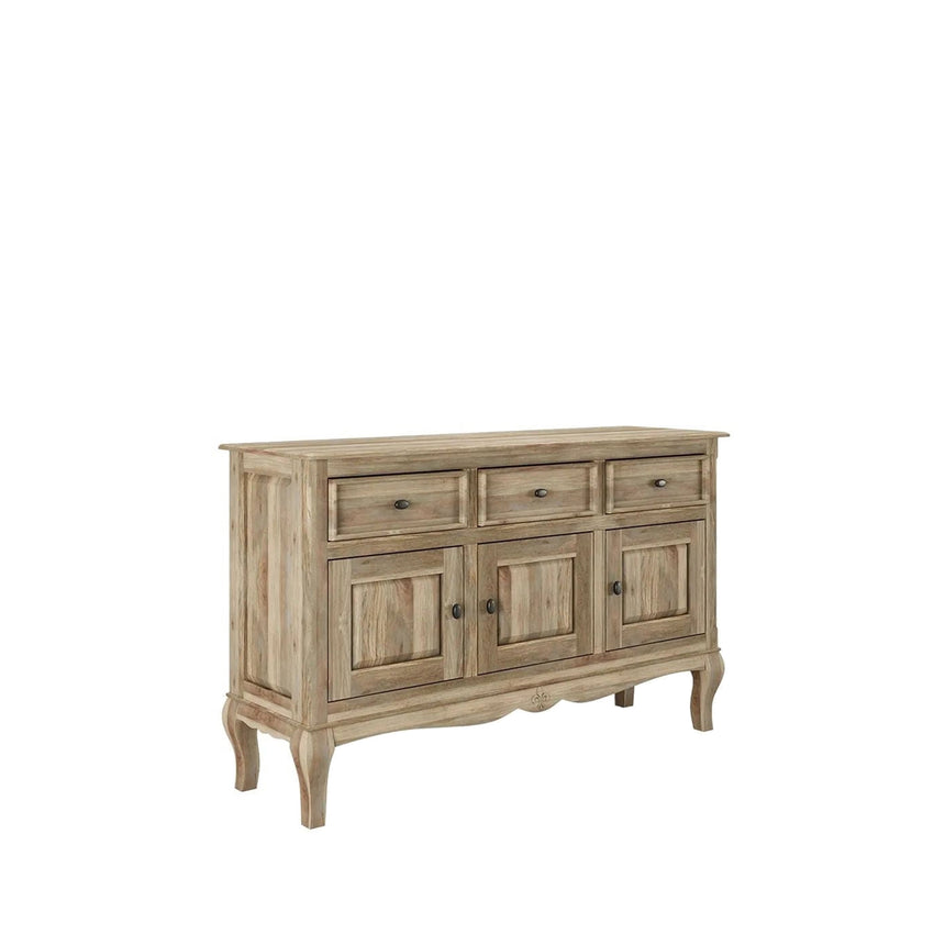 Rome French Style Grey Medium Sideboard - 3 Doors