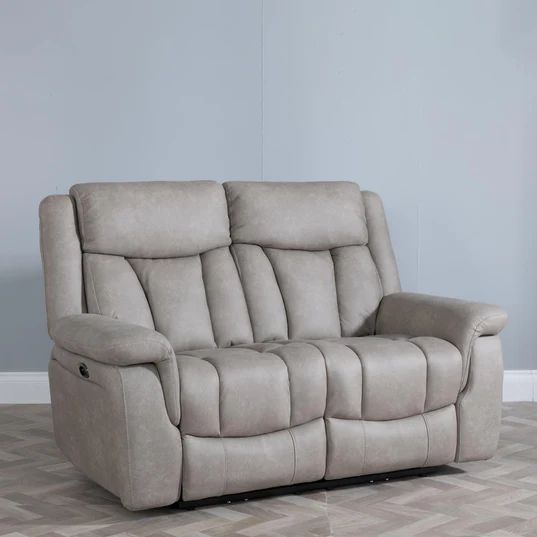 Castellan Fabric 2 Seater Electric Recliner Sofa