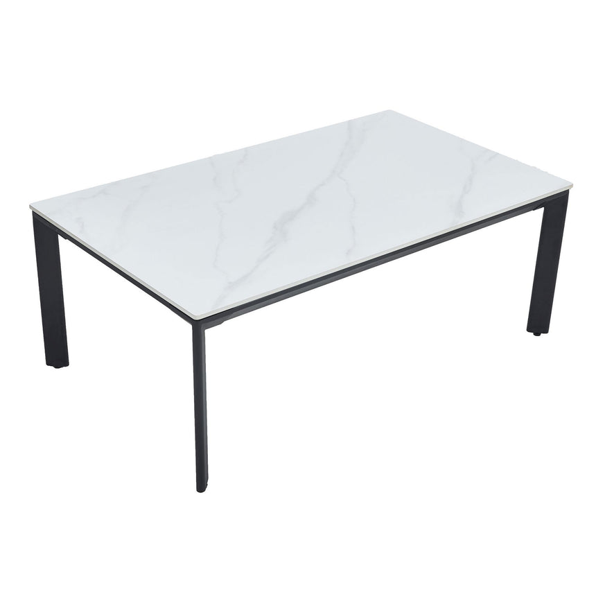 Sarzana White Ceramic Coffee Table