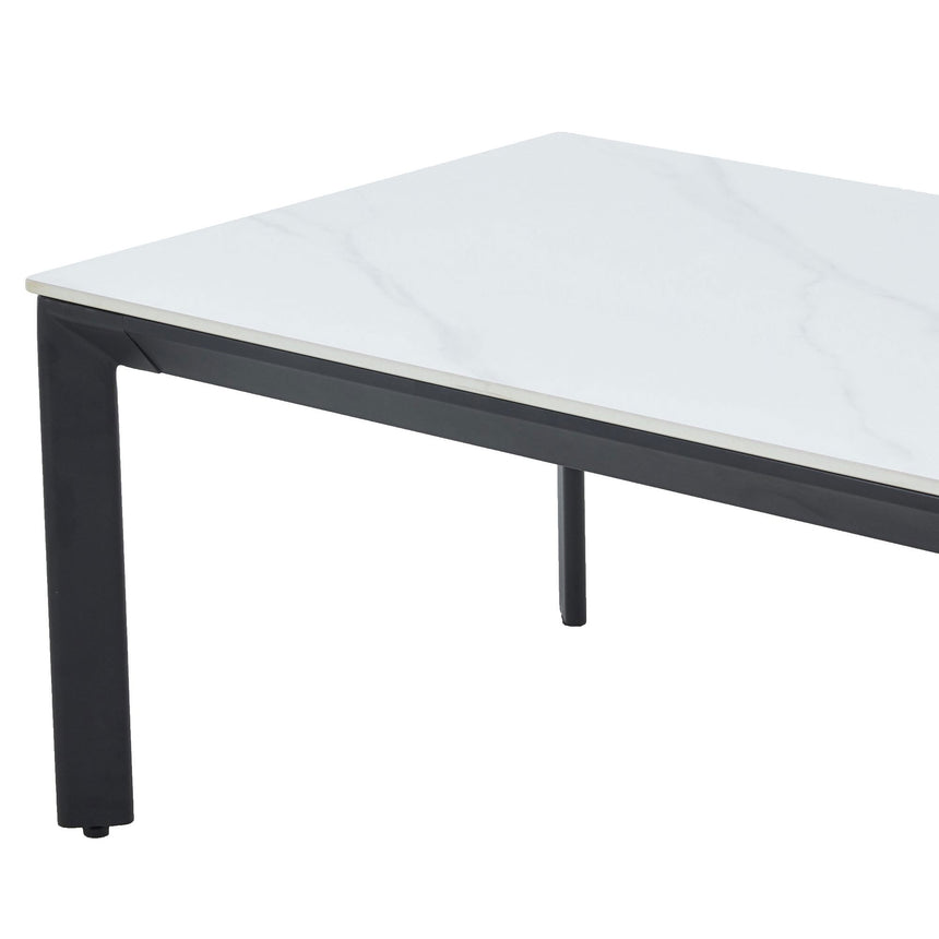 Sarzana White Ceramic Coffee Table