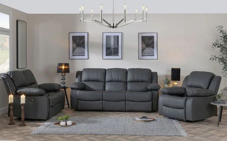 Mantua Leather Recliner Sofa Set