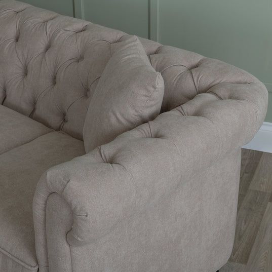 Modena Fabric 2 Seater Chesterfield Sofa