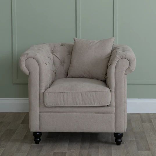 Modena Fabric Chesterfield Armchair