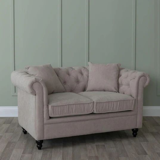 Modena Chesterfield Fabric Sofa Set