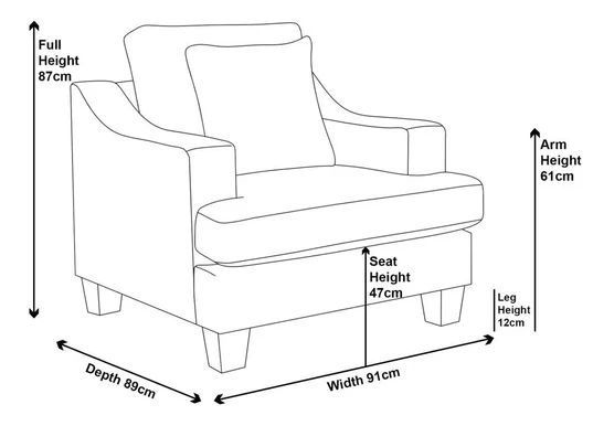 Genoa Fabric Sofa Set