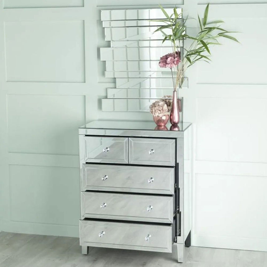 Monza Mirrored 3+2 Drawer Chest