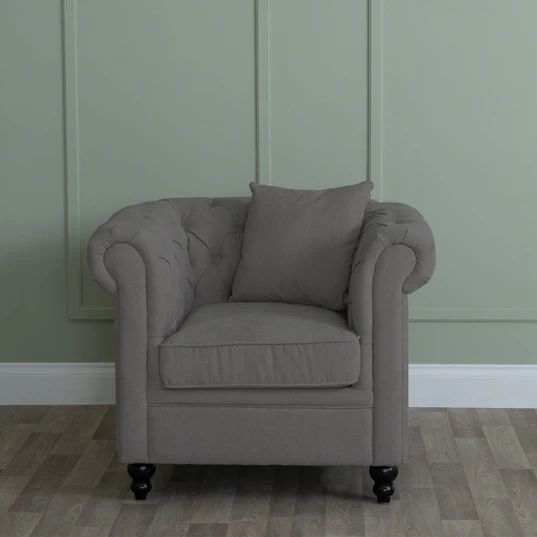 Modena Fabric Chesterfield Armchair