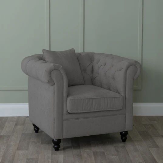 Modena Fabric Chesterfield Armchair