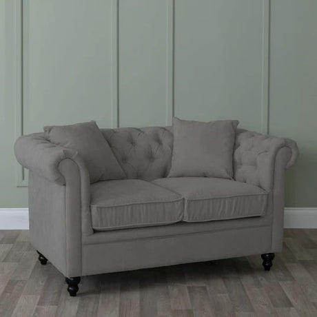 Modena Fabric 2 Seater Chesterfield Sofa