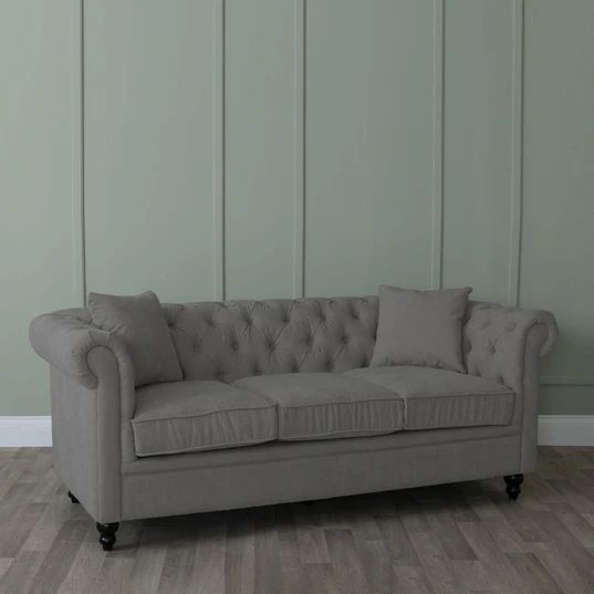 Modena Chesterfield Fabric Sofa Set