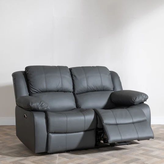 Mantua Leather 2 Seater Sofa