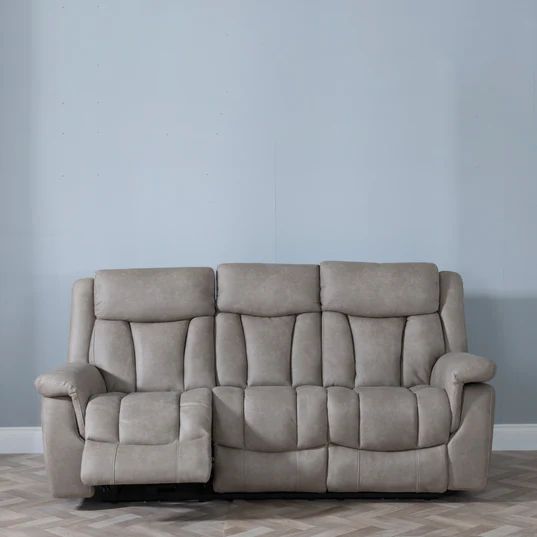 Castellana Fabric 3 Seater Electric Recliner Sofa