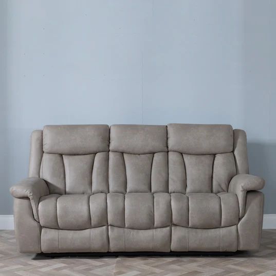 Castellana Fabric 3 Seater Electric Recliner Sofa