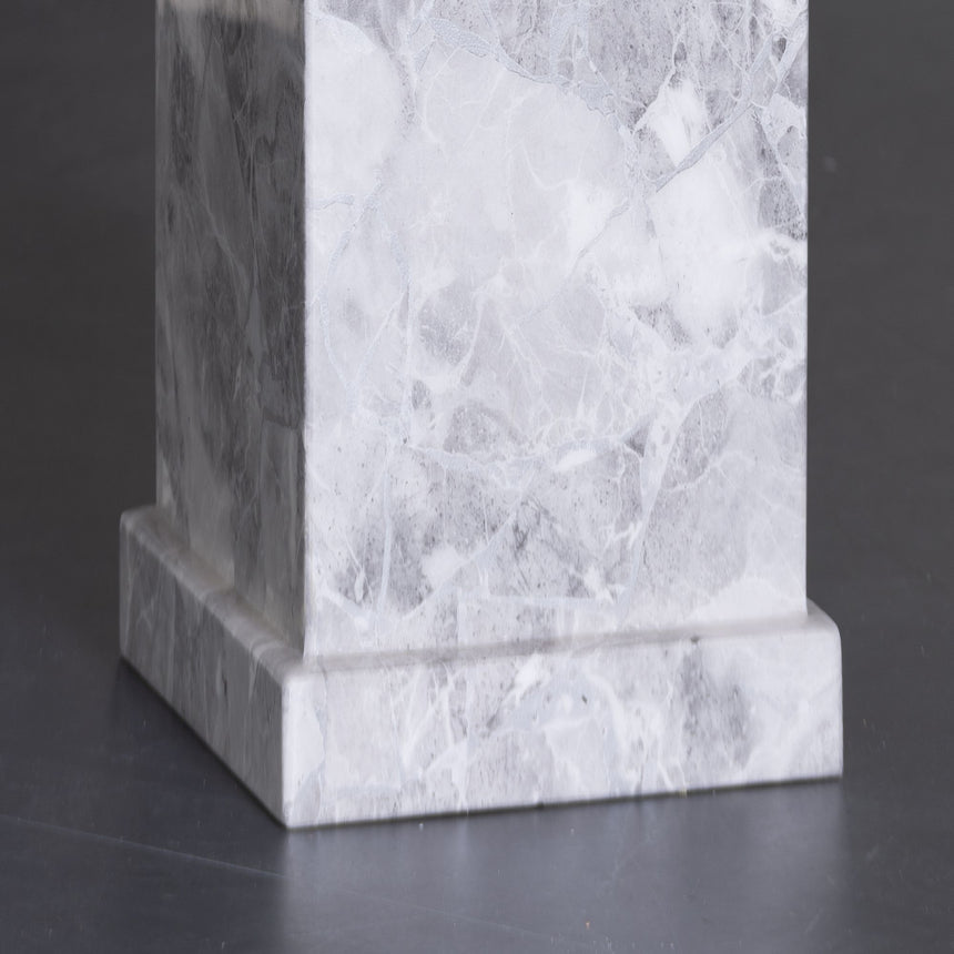 Ruvo Grey Marble Lamp Table