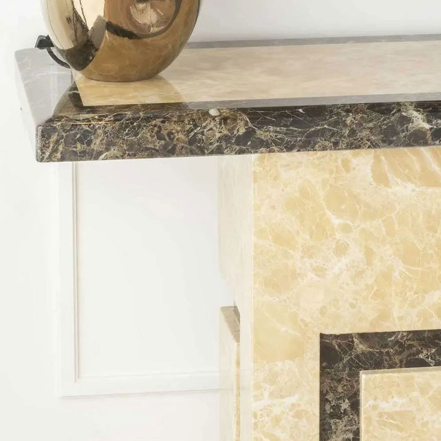 Taranto Cream Marble Console Table