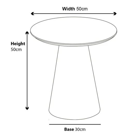 Verbania Round End Table