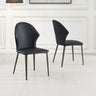 Set of 2 Florence Faux Leather Dining Chair