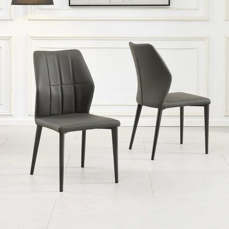 Set of 2 Adria Faux Leather Dining Chair