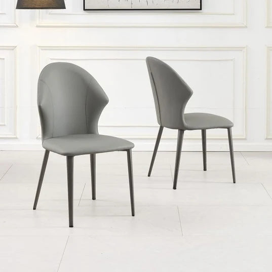 Set of 2 Florence Faux Leather Dining Chair