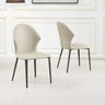 Set of 2 Florence Faux Leather Dining Chair